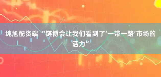 纯旭配资端 “链博会让我们看到了‘一带一路’市场的活力”