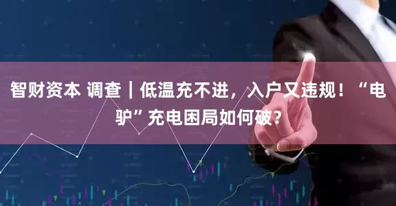 智财资本 调查｜低温充不进，入户又违规！“电驴”充电困局如何破？